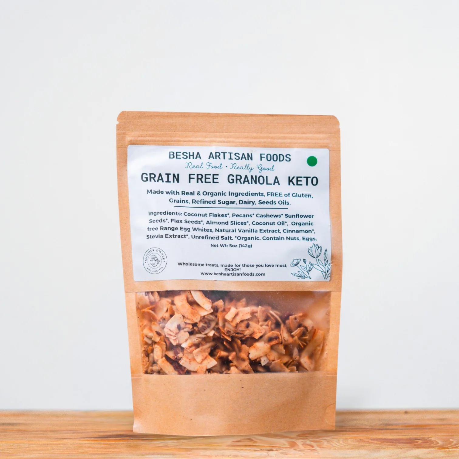 Besha Food Keto Granola 5 oz