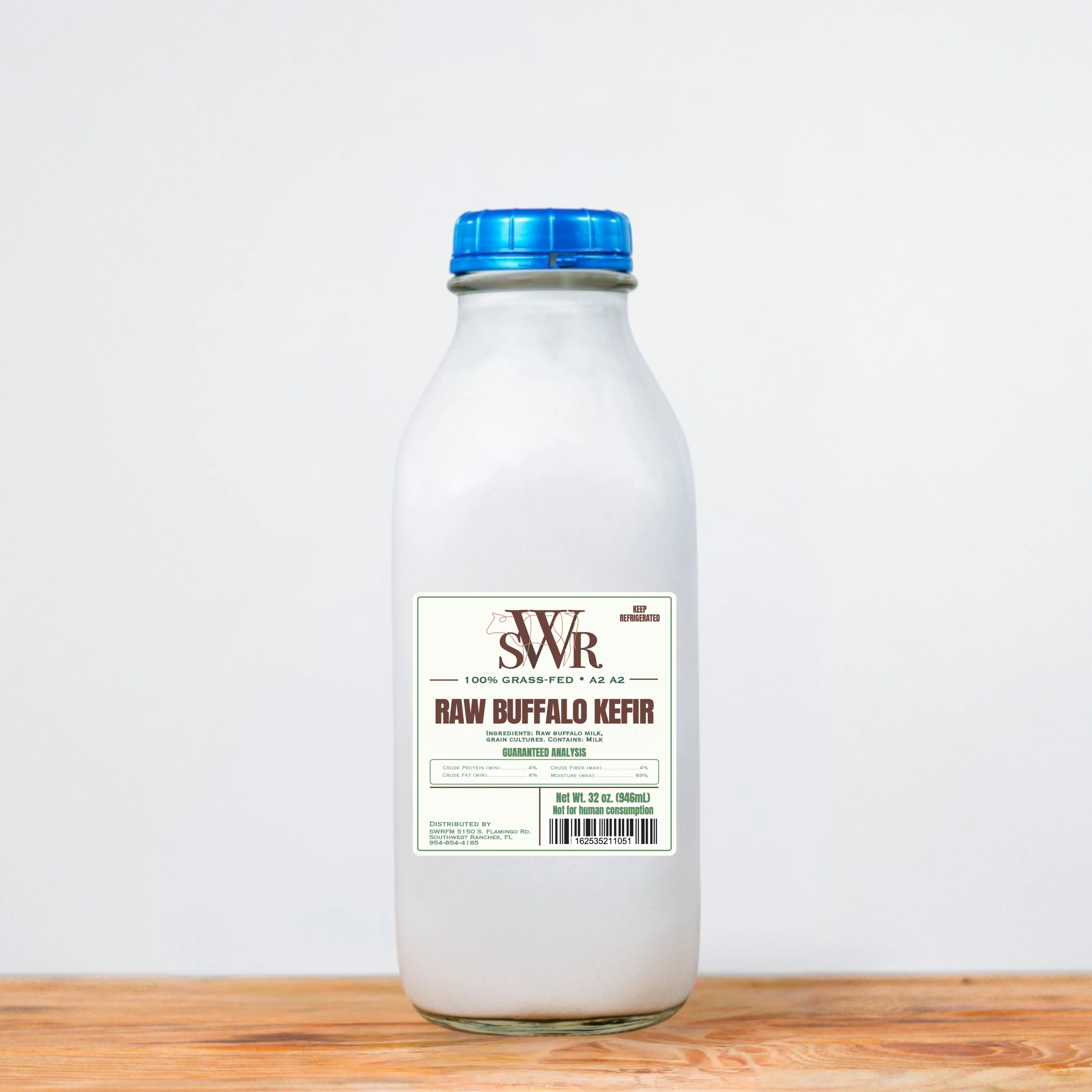 Raw Buffalo Kefir 32 oz