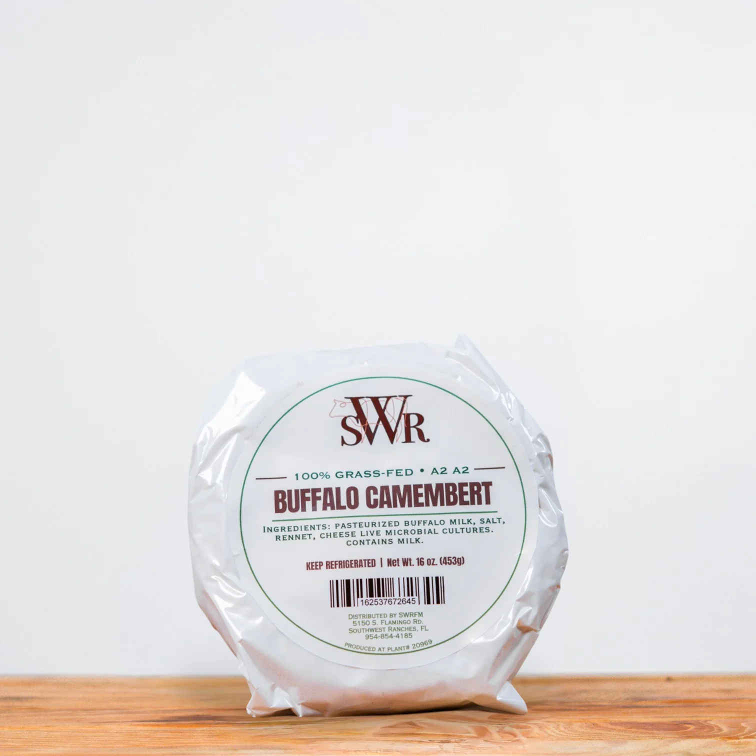 Buffalo Raw Camembert Cheese 8 oz