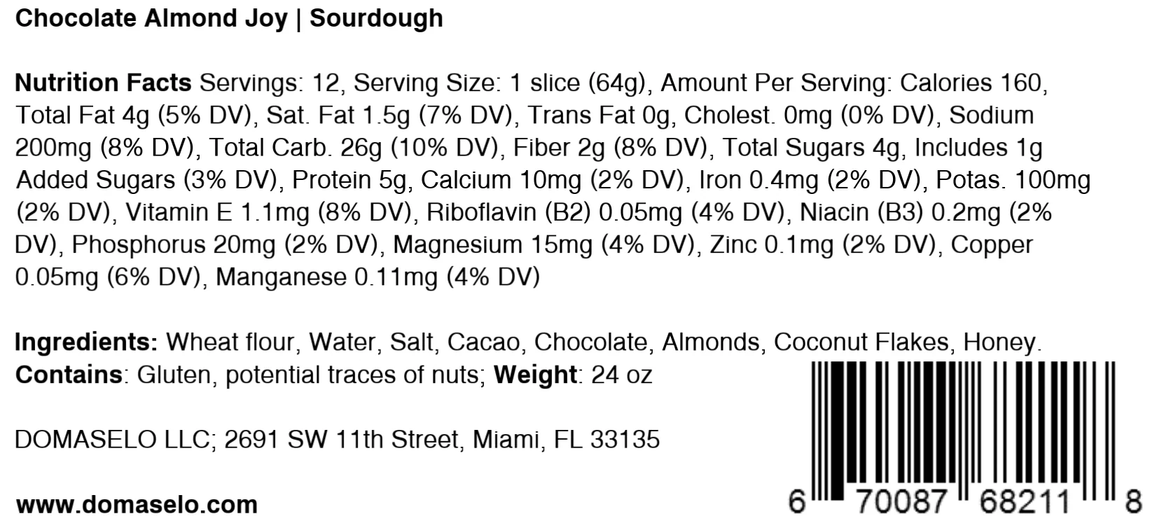 Chocolate Almond Bread - Image 6