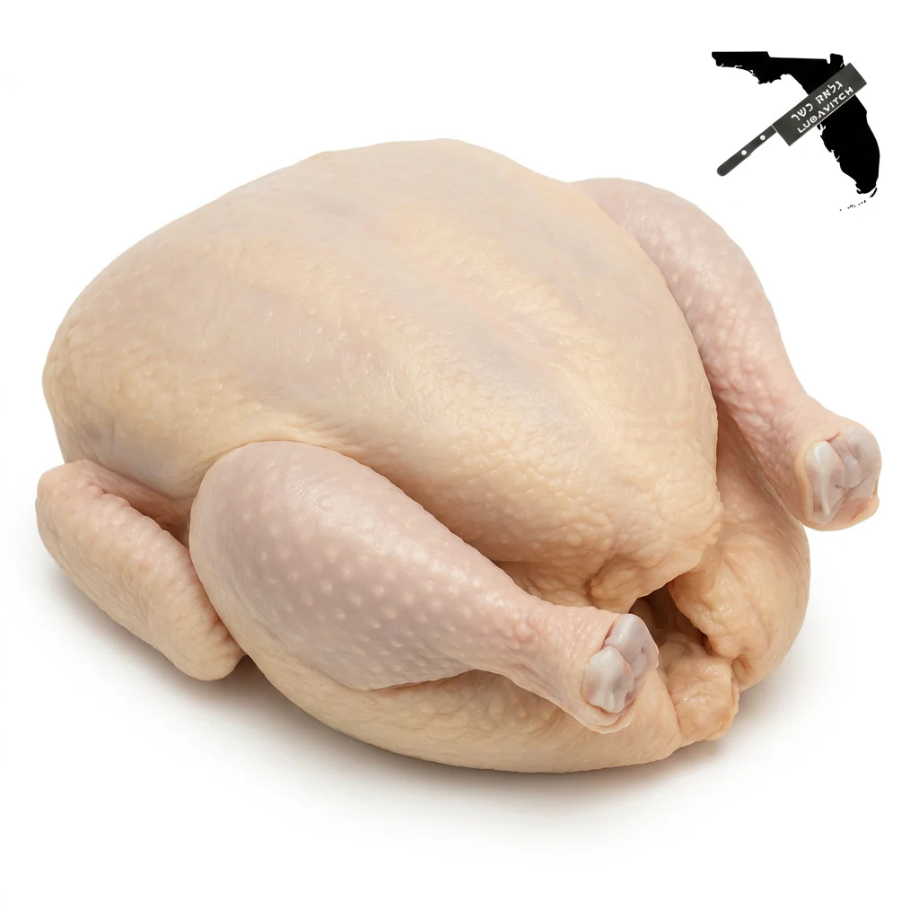 Pasture Raised Kosher Whole Chicken 5.01-5.30 lb