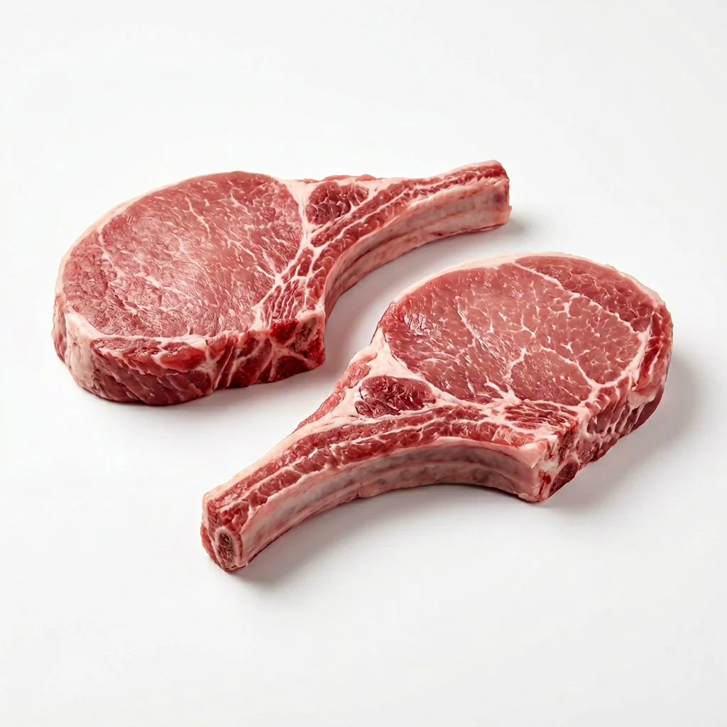 Pasture Raised Pork Steak Rib Bone-In 1-1.20 lb