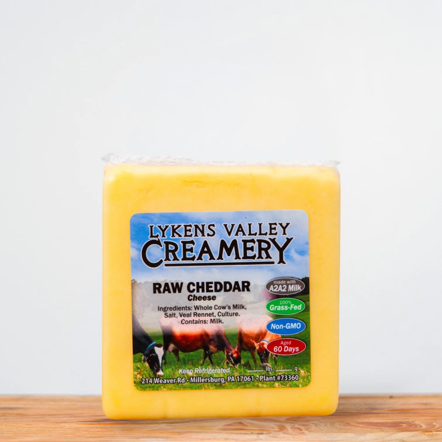 Raw Milk Cheddar Cheese 1 lb