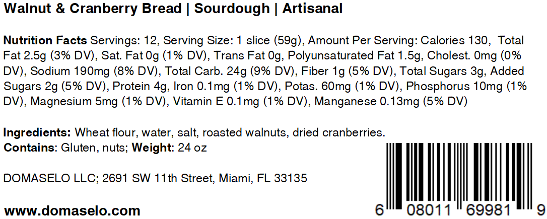 Walnut & Cranberry Bread - Image 5